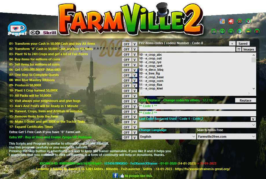 ! Farmville 2 Trainer ! to new site of farmville 2 trainer.